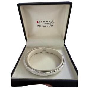 925 sterling silver bangle bracelet NIB